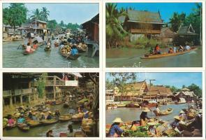 THAIFÖLD - 38 db MODERN színes város képeslap / THAILAND - 38 modern town postcards