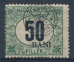 Kolozsvár 1919 Zöldportó 50f Bodor vizsgálójellel