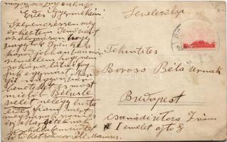 1918 Pozsony, Pressburg, Bratislava; A királypár Pozsonyban. IV. Károly király, Zita királyné, Etelk...