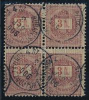 1888 3Ft négyestömb (24.000)