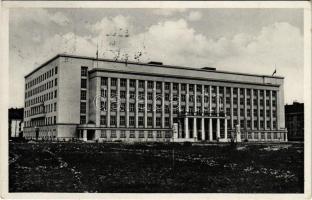 1938 Ungvár, Uzshorod, Uzhhorod, Uzhorod; Novy zemsky úrad / hivatal / office + "1938 UNGVÁR VISSZATÉRT" (EK)