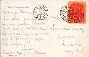 1938 Ungvár, Uzshorod, Uzhhorod, Uzhorod; Novy zemsky úrad / hivatal / office + "1938 UNGVÁR VI...