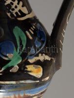 Bokály. Erdély, 19. sz., restaurált, sérüléssel, m: 23 cm