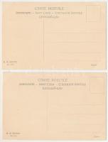 2 db RÉGI hölgyek művészlap: M. M. Vienne Nr. 229. / 2 pre-1945 lady art postcards s: R. R. v. Wiche...