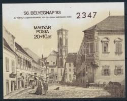 1983 Bélyegnap (56.) vágott blokk (4.000)