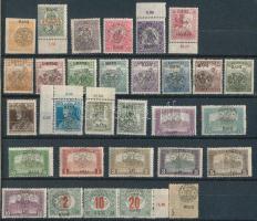 Kolozsvár 1919 30 db bélyeg, Bodor vizsgálójellel