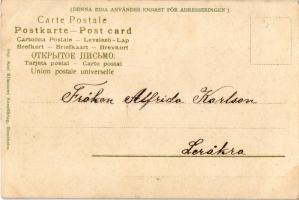 Godt Nytt Ar. "Erika" No. 961. / New Year greeting art postcard. litho s: Mailick (apró ly...