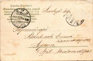 1903 Karácsonyi üdvözlet / Christmas greeting art postcard. "Erika" No. 764. litho s: Mail...