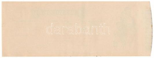 1887. Budapest "Segítség! mű- és értéktárgyakból rendezendő sorsjáték" sorsjegye "534...