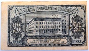 Bulgária 1947. 20L "7628" T:AU,XF
Bulgaria 1947. 20 Leva "7628" C:AU,XF
Krause...