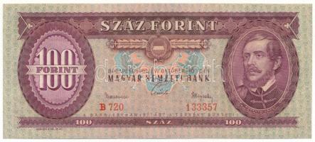 1962. 100Ft "B 720 133357" T:AU hullámos papír Adamo F31