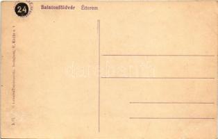 Balatonföldvár, étterem. Vasúti levelezőlapárusítás (r)