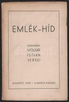 Szekszárdi Molnár István: Emlék-híd. A szerző, Szekszárdi Molnár István (1910-1982), későbbi munkaszolgálatos, holokauszttúlélő költő által Rácz Vali (1911-1997) ünnepelt énekesnőnek, színésznőnek dedikált példány, dátumozva. Bp., 1939, Szerzői kiadás. Kiadói papírkötés. Jó állapotban.