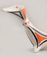 Drasche art deco kutya. terv: Őry Ferenc. Kézzel festett, jelzett, hibátlan sz: 10 cm, m: 6,5 cm