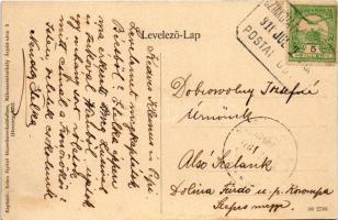 1910 Budapest XVI. Rákosszentmihály, Forrásfürdő, Római katolikus templom. Szűcs Győző kiadása