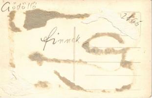 Gödöllő, Cserkész Jamboree, Suomi, Eesti, szarvasok fából faragva / Hungarian boy scout camp, Finnis...