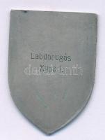 1939. "1939 - Magyar Királyi Államvasutak Sportegyesületeinek Ligája" pajzs alakú, egyolda...