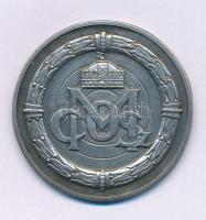1930 k. "MCOSZ (Magya Céllövők Országos Szövetsége)" egyoldalas, ezüstözött bronz díjérem "Berán Bpest" gyártói jelzéssel. Szign.: Berán Nándor (1889-1965) (39mm) T:AU patina