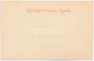 Korneuburg, Materialzug. K.u.K. Eisenbahn u. Telegrafen-Regiment. Verlag J. L. / Cs. és kir. vasúti ...