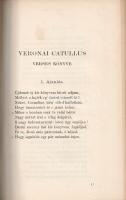 Propertius, Sextus - Catullus, Caius Valerius:
Propertius elégiái + Catullus versei. Latinul és mag...
