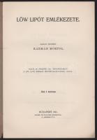 Kármán Mór: Löw Lipót emlékezete. Kiadja az Országos Izr. Tanítóegyesület a Löw Lipót irodalmi ösztö...