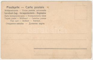 Kártyalap jósoló cigánylánnyal, bagollyal és csecsemővel / Playing cards with Gypsy fortune teller, ...