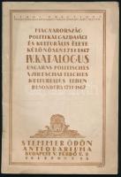 1914 Magyarország politikai, gazdasági és kulturális élete, különösen 1711-1867. IV. katalogus. Stemmer Ödön Antiquariuma, Bp., V., Fürdő u. 9. (Könyvkatalógus, árjegyzék.) Bp., Nyugat-ny., 1 t.+ 84 p. Magyar és német nyelven. Kiadói papírkötés.