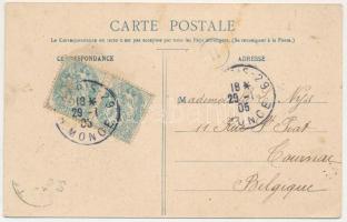 1905 'Langage des As'. A. Bergeret &amp; Co. / Francia kártyás művészlap / French card...