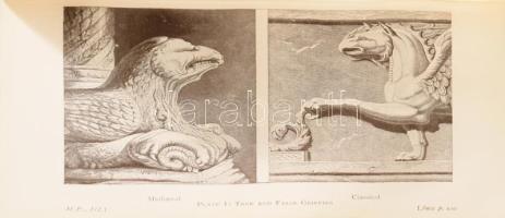 John Ruskin. Modern Painters. Volume I-V. Mindegyik kötetben ugyanazzal az ex libris-szel:  Bíró Mih...