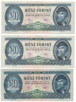 1969. 20Ft + 1975. 20Ft (2x) T:XF