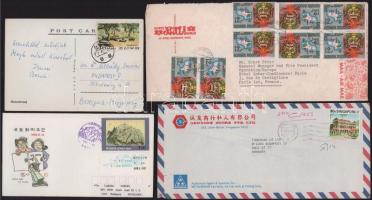 Ázsia 40 db modern küldemény