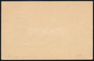 1914 10f díjjegyes, magyar-francia kétnyelvű hadisegély levelezőlap