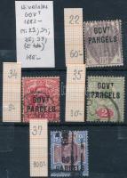 Nagy-Britannia 4 db "GOVT PARCELS" csomagbélyeg