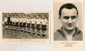 1954 Fussball - Weltmaisterschaft / 6 db MODERN sport képeslap az 1954-es labdarúgó világbajnokságró...