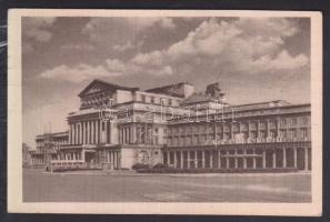 1952 Képeslap Varsóból a magyar boksz csapat tagjainak saját kezű aláírásával: Papp LÁszló, Adler Zs...