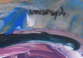 Vaszary J. jelzéssel: Hölgy. Olaj, farost, 70×50 cm