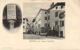 Torbole with Goethe memorial