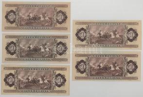 1975. 50Ft (2x) + 1983. 50Ft (2x) + 1986. 50Ft T:F szép papír