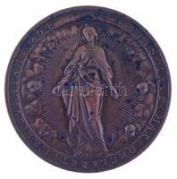 Ausztria 1855. "IX. Pius / Szeplőtelen fogantatás dogmája" bronz emlékérem. Készítő: Carl Radnitzky (38mm) T:XF Austria 1855. "Pius IX / Dogma of the Immaculate Conception" bronze medal. "PIVS IX P MAX DECLARAT IMMACVLATAM 1854 / VIRGINI - SINE LABE COMNCEPRAE - MAGNAE SVAE DOMINAE - REGNVM MARIANVM - ANNO 1855 - PRID NON MAJI". Sign.: Carl Radnitzky (38mm) C:XF