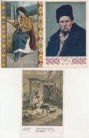 UKRAJNA - 49 db RÉGI megíratlan város és motívum képeslap / UKRAINE - 49 pre-1945 unused town and motive postcards