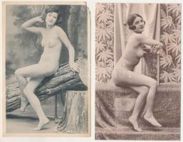 37 db RÉGI vintage erotikus hölgyek képeslap és lap / 37 pre-1945 vintage erotic women postcards and...