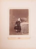 ca 1860-1870 Fotótörténeti gyűjtemény 130 db kiváló állapotú vizitkártyával és kabinetfotóval, mind ...