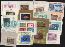 Románia 1972-1977 30 db klf blokk