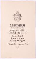 ca 1870 Román cigány család. Vizitkártya fotó C. Szathmari bukaresti műterméből. 9x6 cm /
ca 1860 R...