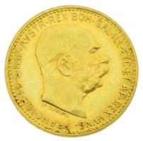 Ausztria 1911. 10K Au "Ferenc József" (3,39g/0.900) T:XF Austria 1911. 10 Corona Au "Franz Joseph I" (3,39g/0.900) C:XF Krause KM#2816