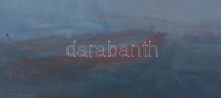 Szilvásy Margit (1898-1977): Balaton. Vegyes technika, papír, jelezve balra lent. 30,5x39 cm. Dekora...