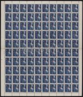 1946 Betűs szöveges Hl.I./50f teljes hajtott 100-as ív