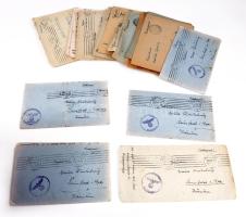 1941-1943 20 db II. világháborús tábori posta levél német birodalmi bélyegzéssel