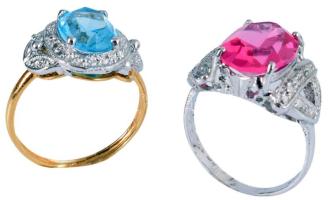 2 db ezüst gyűrű, jelzett br 8,41 g m: 56