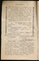 1908 Vigalmi Értesitő, a miskolci vas- és fém-munkások, famunkások, építő-munkások, [...] malom-munk...